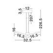 Pendul NovaLuce VEA metal, acril, sampanie, LED, 14W, 2700-3000K, 867 Lm - NL-9695341
