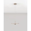 Pendul NovaLuce VEA metal, acril, sampanie, LED, 14W, 2700-3000K, 867 Lm - NL-9695341