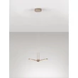 Pendul NovaLuce VEA metal, acril, sampanie, LED, 14W, 2700-3000K, 867 Lm - NL-9695341