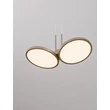 Pendul NovaLuce VEA metal, acril, sampanie, LED, 14W, 2700-3000K, 867 Lm - NL-9695341