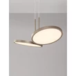 Pendul NovaLuce VEA metal, acril, sampanie, LED, 14W, 2700-3000K, 867 Lm - NL-9695341