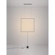 Pendul NovaLuce DAHLIA metal, negru, LED, 32W, 1352lm, 3000K - NL-9695501