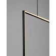 Pendul NovaLuce DAHLIA metal, negru, LED, 32W, 1352lm, 3000K - NL-9695501