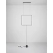 Pendul NovaLuce DAHLIA metal, negru, LED, 25W, 1056lm, 3000K - NL-9695502