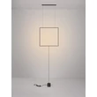 Pendul NovaLuce DAHLIA metal, negru, LED, 25W, 1056lm, 3000K - NL-9695502