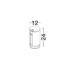Lampadar exterior NovaLuce TAGLIO metal, negru, LED, 3W, 175lm, 3000K, IP65 - NL-9695505
