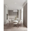 Pendul NovaLuce OVIA metal, silicon, alb, LED, 48W, 27000-4000K, 1841 Lm - NL-9695701