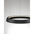 Pendul NovaLuce OVIA metal, silicon, negru, LED, 48W, 27000-4000K, 1841 Lm - NL-9695702