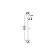 Lampadar NovaLuce TAZU metal, negru, E27 - NL-9695800