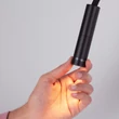 Aplica de perete NovaLuce SONICA metal, negru, LED, 6W, 3000K, 453 Lm, IP44 - NL-9701620