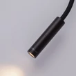 Aplica de perete NovaLuce SONICA metal, negru, LED, 6W, 3000K, 453 Lm, IP44 - NL-9701620