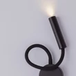 Aplica de perete NovaLuce SONICA metal, negru, LED, 6W, 3000K, 453 Lm, IP44 - NL-9701620