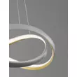 Pendul NovaLuce ODREY metal, crom, LED, 2700K-3500K-5000K, 40W, 2033lm - NL-9756718