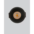 Spot incastrat NovaLuce GLYCE metal, negru, LED, 12W, 2700K, 738 Lm - NL-9844025