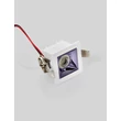 Spot incastrat NovaLuce AREA metal, alb, LED, 3W, 3000K, 111 Lm - NL-9844050