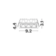 Spot incastrat NovaLuce AREA metal, alb, LED, 6W, 3000K, 465 Lm - NL-9844052