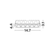 Spot incastrat NovaLuce AREA metal, alb, LED, 10W, 2700K, 669 Lm - NL-9844054