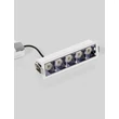 Spot incastrat NovaLuce AREA metal, alb, LED, 10W, 3000K, 669 Lm - NL-9844055