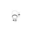 Plafoniera NovaLuce ROLLER metal, negru, LED, 5W, 3000K, 184 Lm - NL-9844072