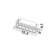 Spot incastrat NovaLuce GONO metal, alb, LED, 11W, 3000K, 541 Lm - NL-9844089