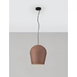 Pendul exterior NovaLuce OMIO metal, ciment, negru, maro, E27, IP55 - NL-9919100