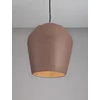 Pendul exterior NovaLuce OMIO metal, ciment, negru, maro, E27, IP55 - NL-9919100