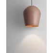 Pendul exterior NovaLuce OMIO metal, ciment, negru, maro, E27, IP55 - NL-9919100