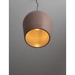 Pendul exterior NovaLuce OMIO metal, ciment, negru, maro, E27, IP55 - NL-9919100