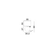 Veioza NovaLuce MIZU ghips, textil, crem, alb, E27 - NL-9919102