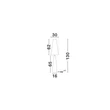 Lampadar NovaLuce MIZU ghips, textil, crem, alb, E27 - NL-9919103