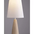 Lampadar NovaLuce MIZU ghips, textil, crem, alb, E27 - NL-9919103