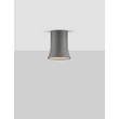 Plafoniera NovaLuce AKU beton, negru, GU10 - NL-9919111