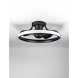 Plafoniera cu ventilator NovaLuce BREVIA metal, plastic, negru, LED, 35W, 3000K, 2198 Lm - NL-9952380