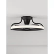 Plafoniera cu ventilator NovaLuce BREVIA metal, plastic, negru, LED, 35W, 3000K, 2198 Lm - NL-9952380