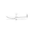Ventilator NovaLuce VENTRA metal, plastic, alb - NL-9952390