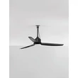 Plafoniera cu ventilator NovaLuce BLOWY metal, plastic, negru, LED, 17W, 3000-6000K, 1110 Lm, IP54 - NL-9952397
