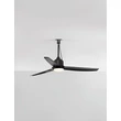 Plafoniera cu ventilator NovaLuce BLOWY metal, plastic, negru, LED, 17W, 3000-6000K, 1110 Lm, IP54 - NL-9952397