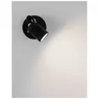 Aplica de perete exterioara NovaLuce Fend metal, sticla, negru, LED, 3000K, 5W, 378lm, IP65 - NL-9971451