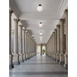 Plafoniera exterioara NovaLuce SPIX metal, sticla, negru, alb, E27, IP54 - NL-9971453