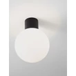 Plafoniera exterioara NovaLuce SPIX metal, sticla, negru, alb, E27, IP54 - NL-9971453