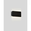 Aplica de perete exterioara NovaLuce ARTU metal, acril, negru, alb, LED, 10W, 335lm, 3000K, IP65 - NL-9971460