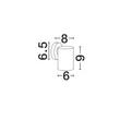 Aplica de perete exterioara NovaLuce JACKIE metal, sticla, alb, LED, 3W, 226lm, 3000K, IP65 - NL-9971463