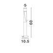 Lampadar exterior NovaLuce NOOI metal, antracit, LED, 6W, 185lm, 3000K, IP65 - NL-9971467