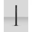 Lampadar exterior NovaLuce NOOI metal, antracit, LED, 6W, 185lm, 3000K, IP65 - NL-9971467