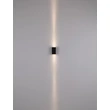 Aplica de perete exterioara NovaLuce ELIO metal, sticla, antracit, LED, 6W, 429lm, 3000K, IP65 - NL-9971470