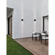 Aplica de perete exterioara NovaLuce ELIO metal, sticla, antracit, LED, 12W, 1327lm, 3000K, IP65 - NL-9971473