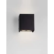 Aplica de perete exterioara NovaLuce ELIO metal, sticla, antracit, LED, 12W, 1327lm, 3000K, IP65 - NL-9971473