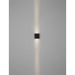 Aplica de perete exterioara NovaLuce ELIO metal, sticla, antracit, LED, 12W, 1327lm, 3000K, IP65 - NL-9971473