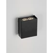 Aplica de perete exterioara NovaLuce ELIO metal, sticla, antracit, LED, 12W, 1327lm, 3000K, IP65 - NL-9971473
