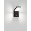 Aplica de perete exterioara cu senzor NovaLuce FARGE metal, acril, antracit, alb, LED, 12W, 703lm, 3000K, IP65 - NL-9971476